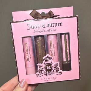 NWT - Juicy Couture Lip Balm Set- 4PK